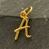 Script Letter Initial Necklace