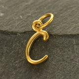 Script Letter Initial Necklace