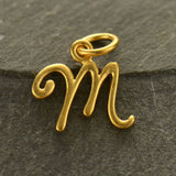 Script Letter Initial Necklace