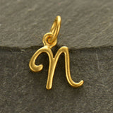 Script Letter Initial Necklace