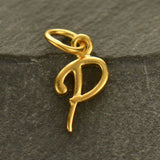 Script Letter Initial Necklace