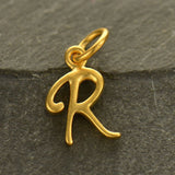Script Letter Initial Necklace
