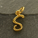 Script Letter Initial Necklace