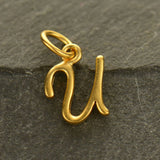 Script Letter Initial Necklace