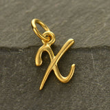 Script Letter Initial Necklace