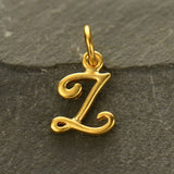 Script Letter Initial Necklace