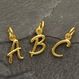 Script Letter Initial Necklace