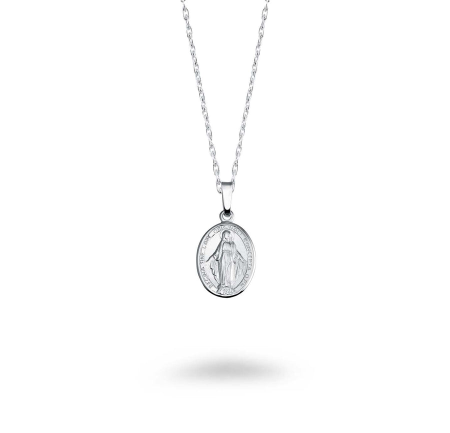 Mother Mary Medallion Necklace