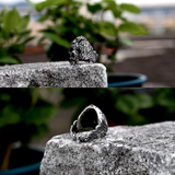 Stylized Skull Signet Ring