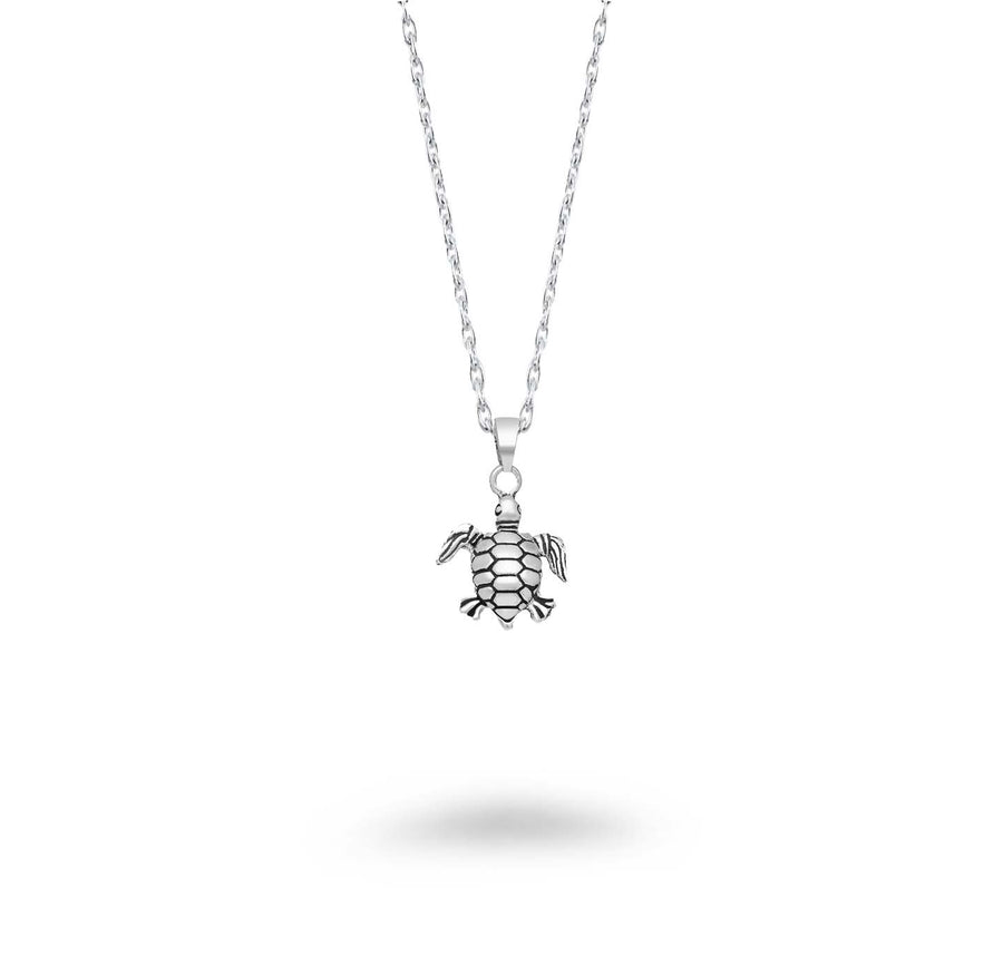 Turtle Facing Up Necklace
