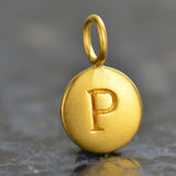 Circle Capital Letters Necklace