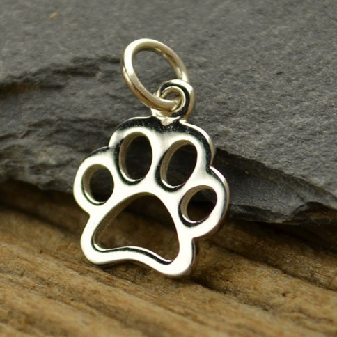 Outline Paw Necklace