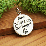 Paw Prints on my Heart Necklace