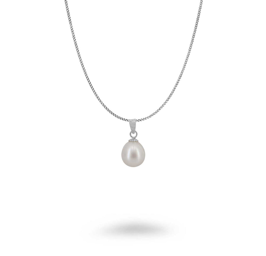 Pearl Solitaire Necklace 10mm