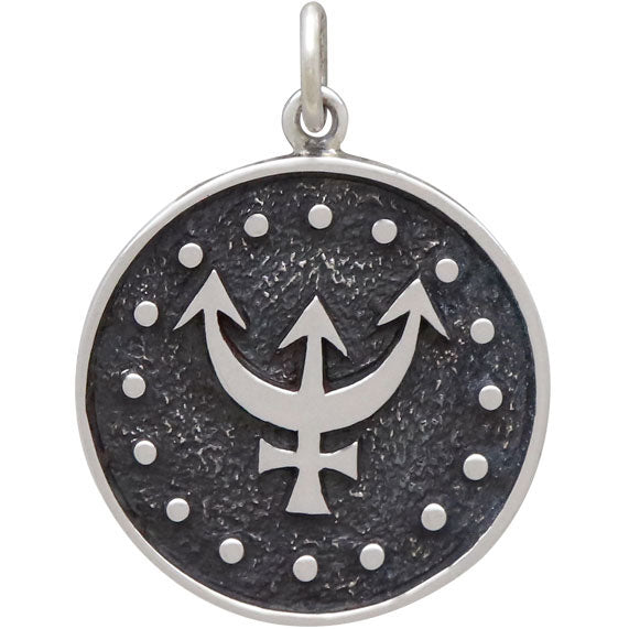 Pisces Double-Sided Coin Zodiac Necklace