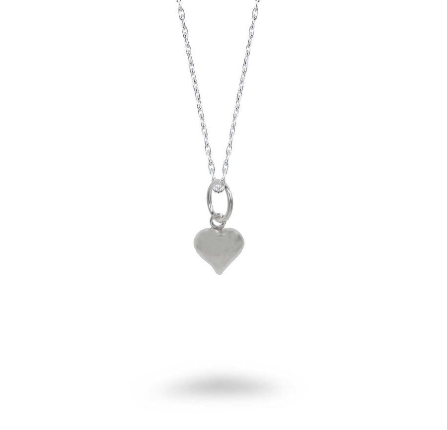 Smooth Heart 8mm Necklace