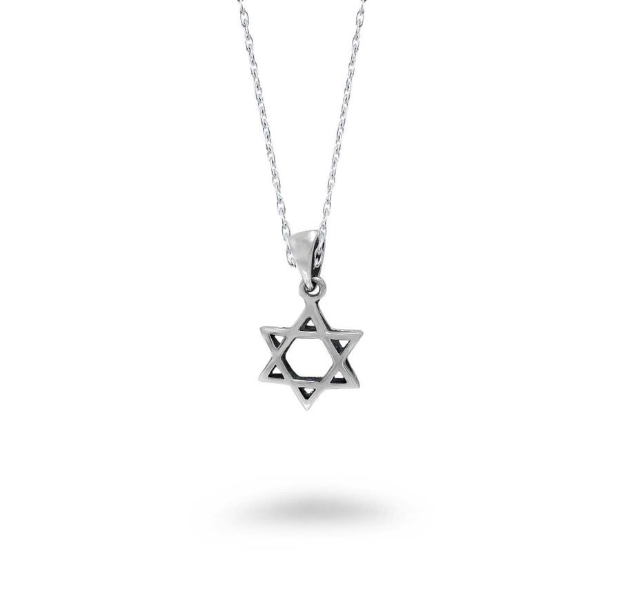 Puff Star of David Necklace