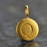Circle Capital Letters Necklace