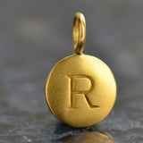 Circle Capital Letters Necklace