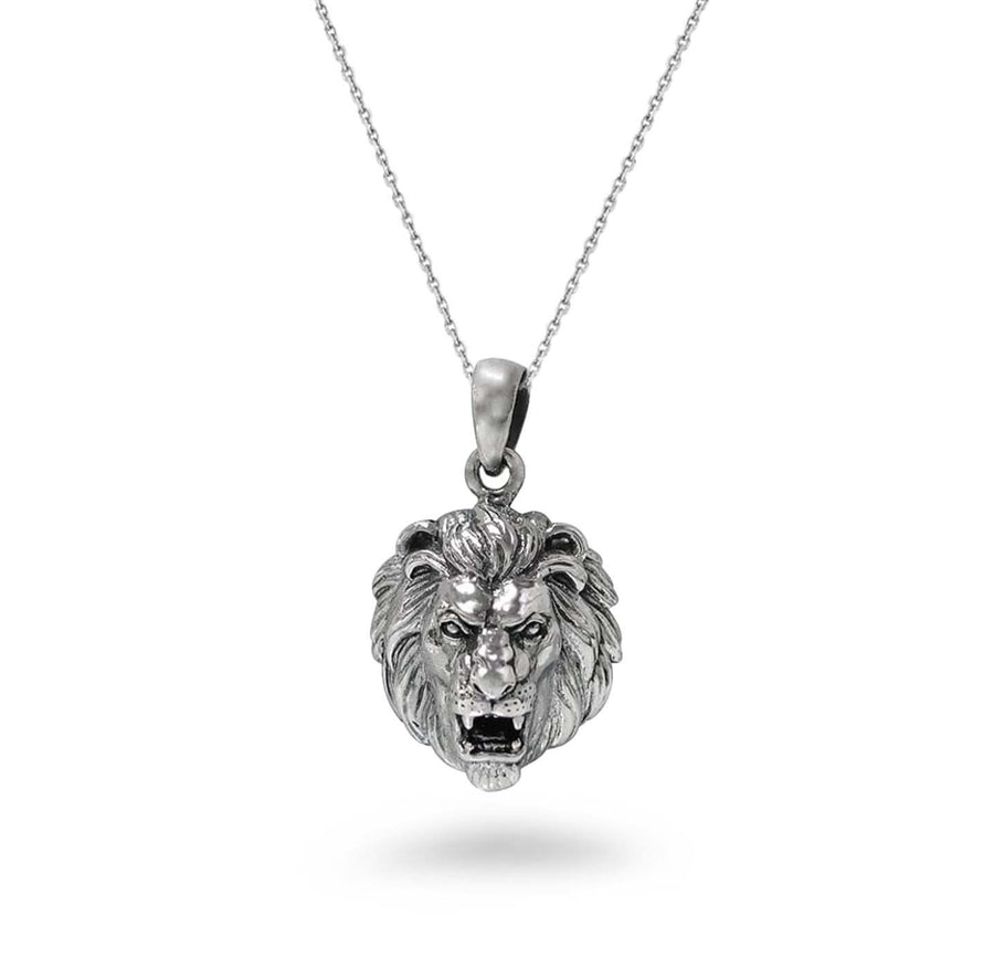 Sterling Silver Lion Necklace