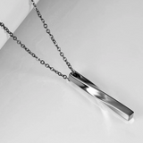 Rectangle Twist Necklace