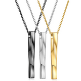 Rectangle Twist Necklace