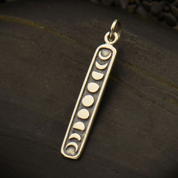 Rectangle Moon Phases Necklace