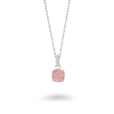 Square Semi-Precious Necklace