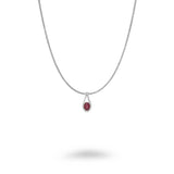 Semi-Precious CZ Slider Necklace