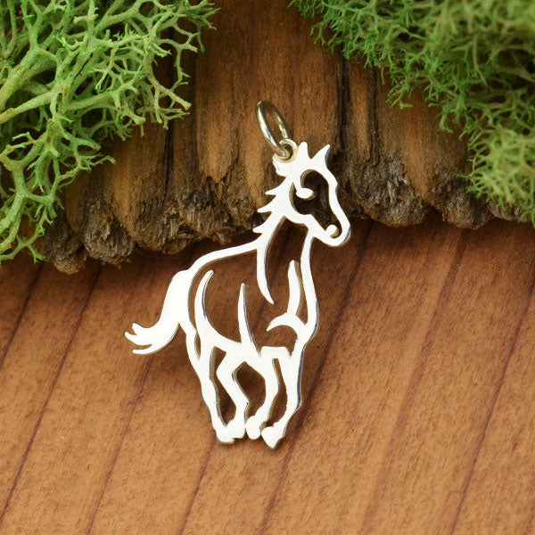 Galloping Horse Necklace