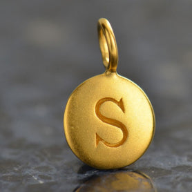 Circle Capital Letters Necklace