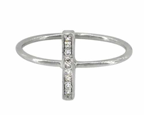 Bar CZ  Ring