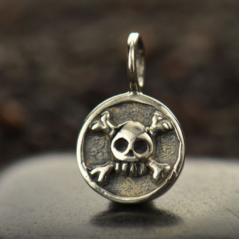 Small Round Skull Necklace
