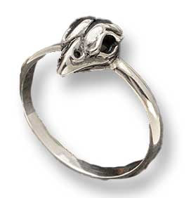 Sparrow Bird Skull Ring
