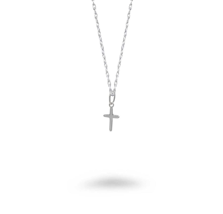 Small Thin Cross Necklace