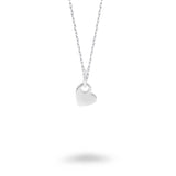 Side Dangle Heart Necklace