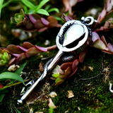 Snake and Skeleton Key Necklace