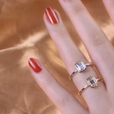 Smooth Baguette CZ Ring