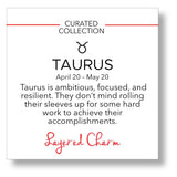 Taurus Double-Sided Coin Zodiac Necklace