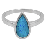 Teardrop Opal Ring