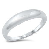 Thin Dome Smooth Ring