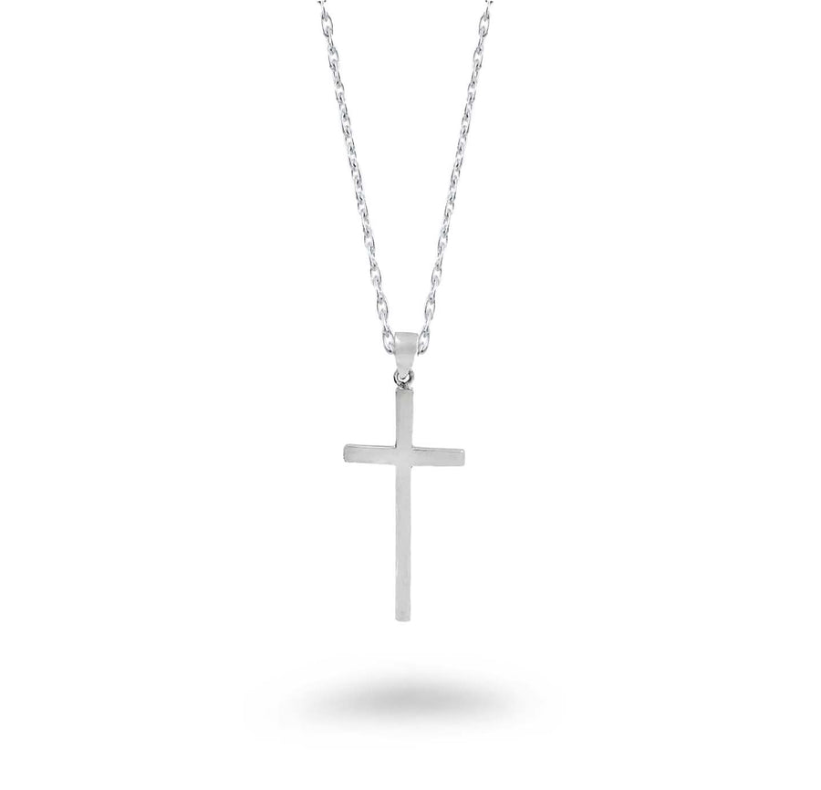 Thin Long Cross Necklace