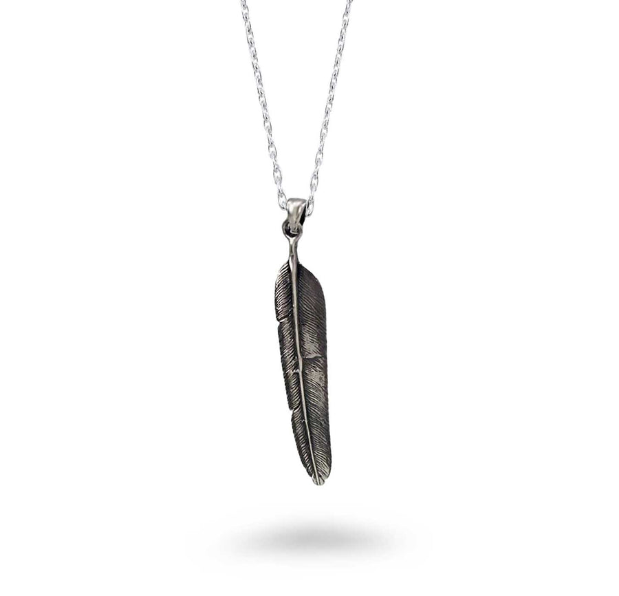 Smooth Feather Necklace