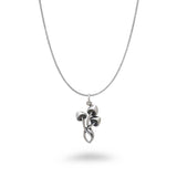 Three Mushroom Necklace