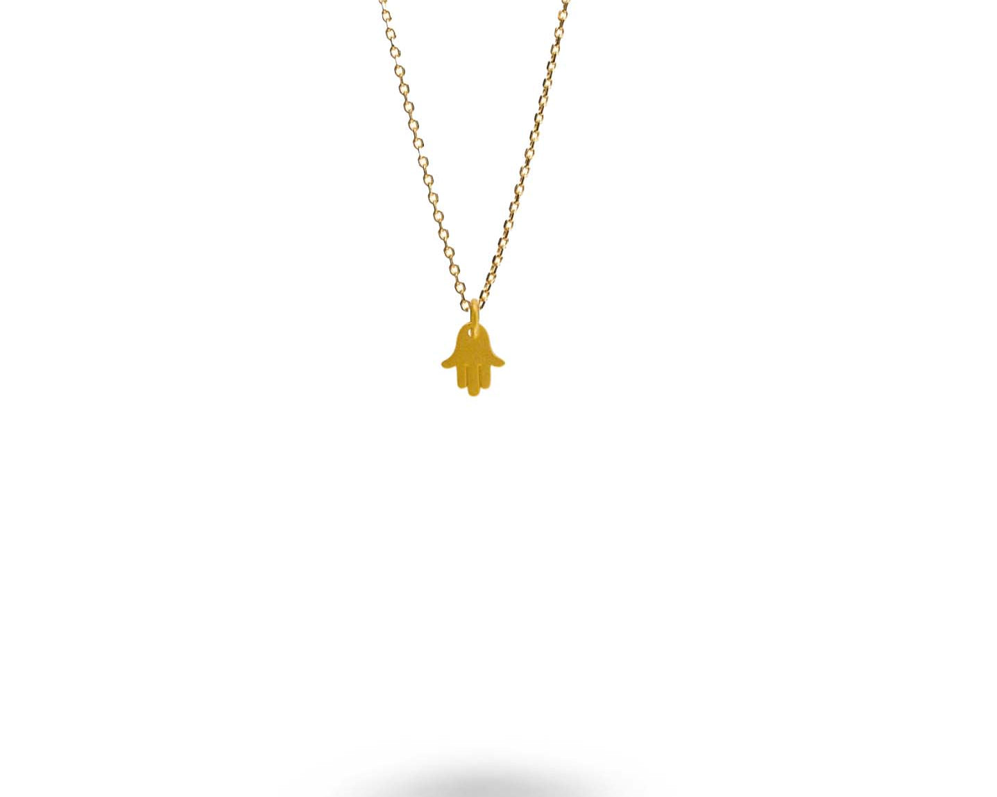 Tiny Hamsa Hand Necklace