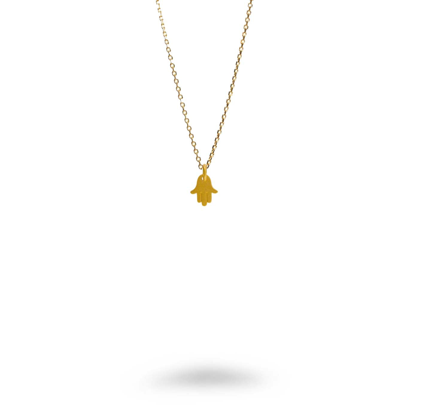 Tiny Hamsa Hand Necklace