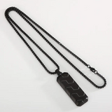Tire Tread Dogtag Necklace