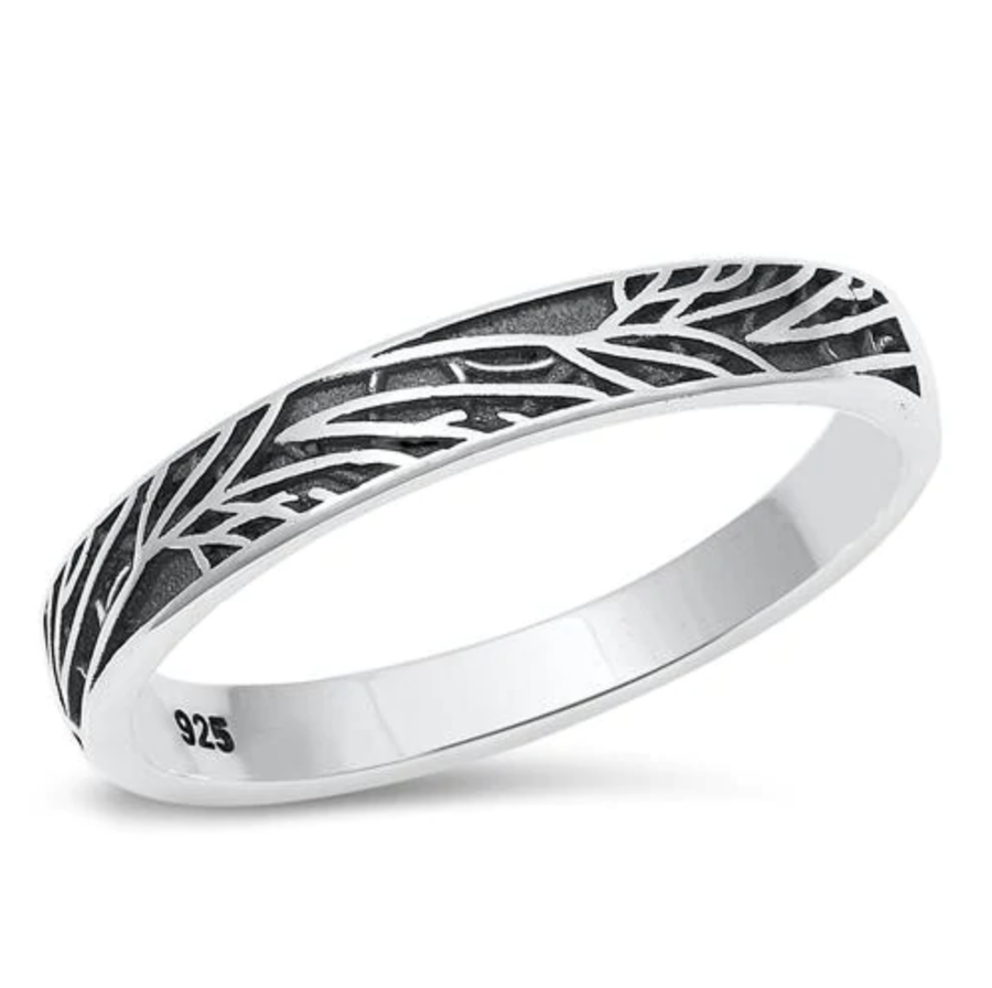 Tree Branches Ring Band