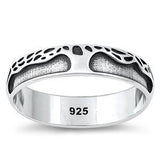 Symbolic Tree of Life Band Ring