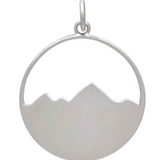 Round Tree and Mountain Necklace